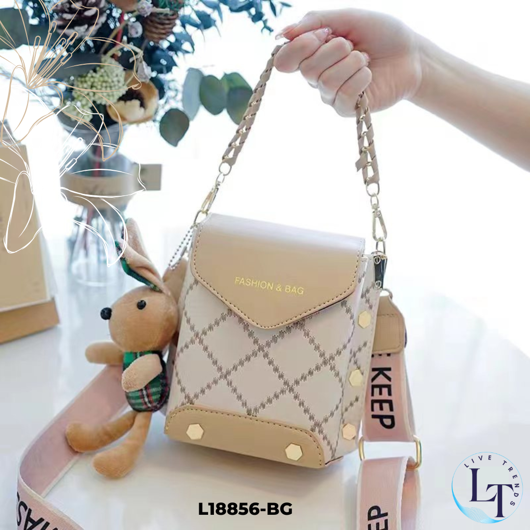 Ladies Shoulder Bags-L18856-BG