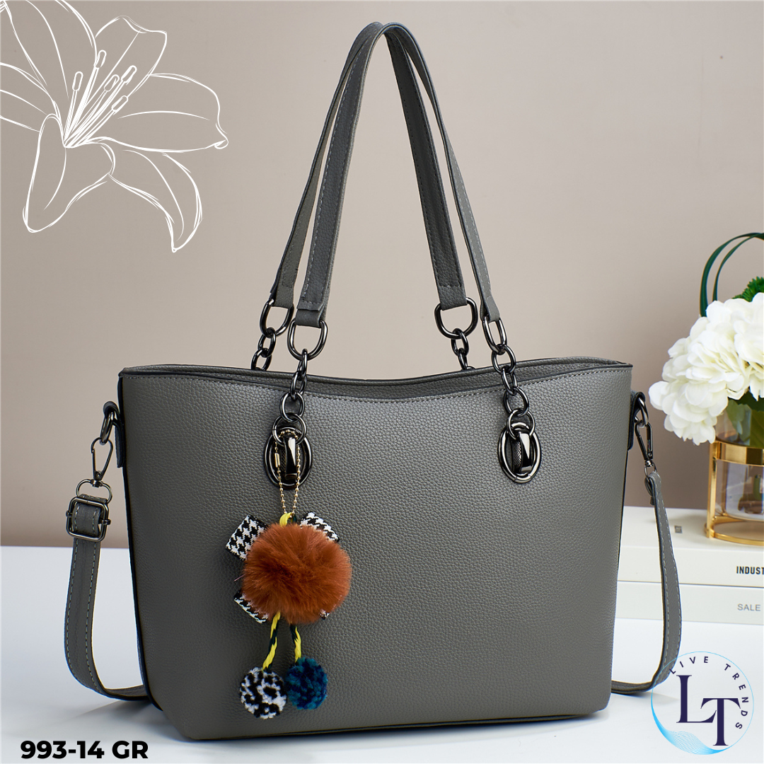 Ladies Shoulder Bags -Grey 993-14